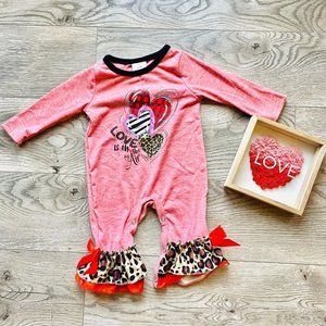 Valentines Day Baby Romper